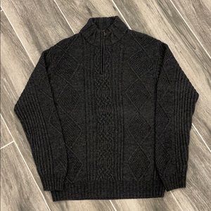 Jos A Bank Signature Collection Cable Sweater EUC